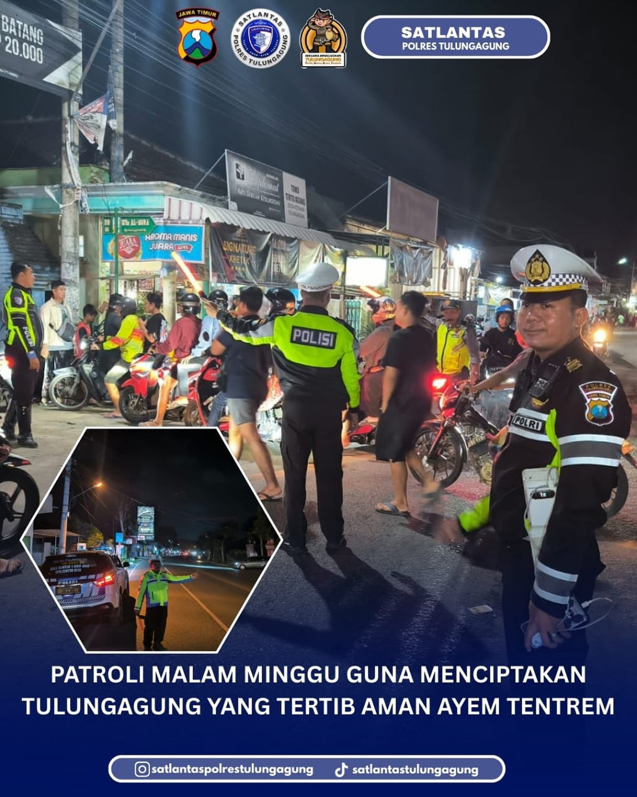 Kegiatan patroli malam