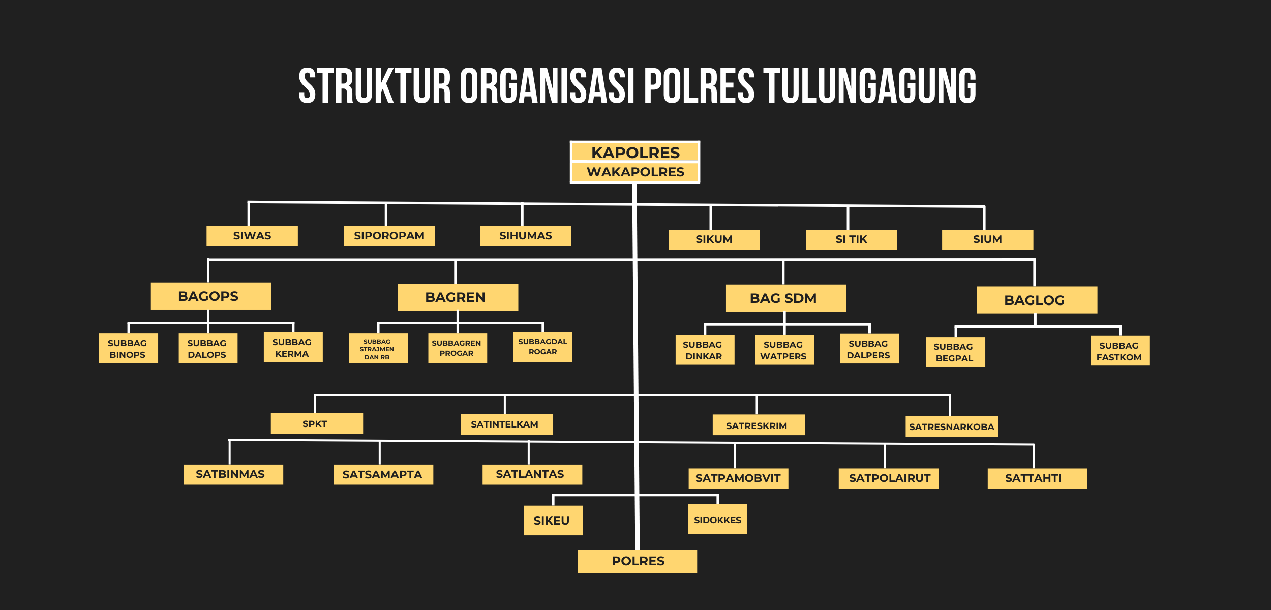 Struktur Organisasi Polres Tulungagung