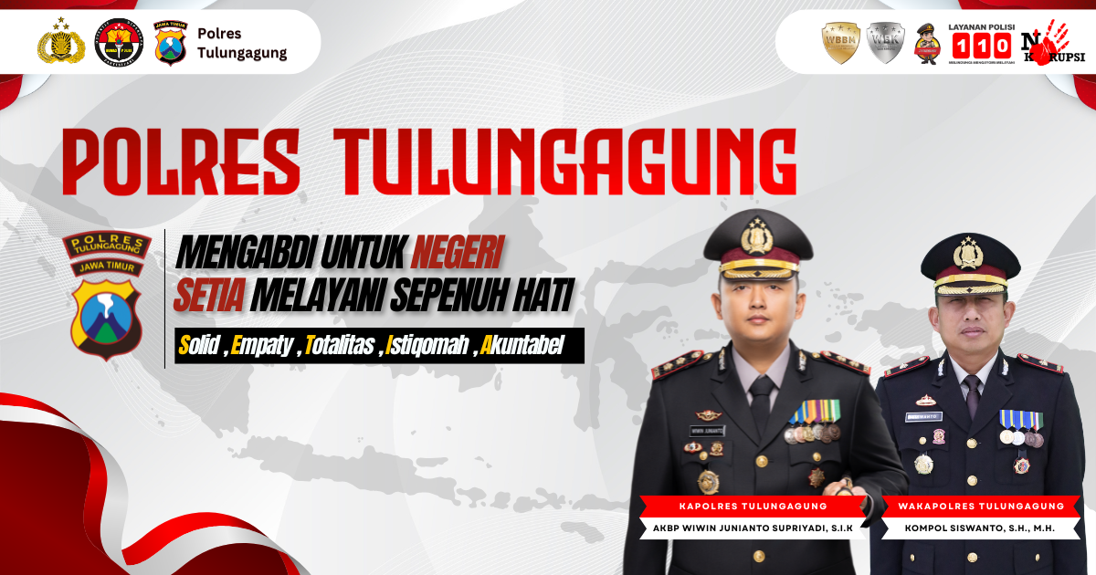 Banner Polres Tulungagung